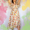 Ancolie, la robe longue gracieuse de face
