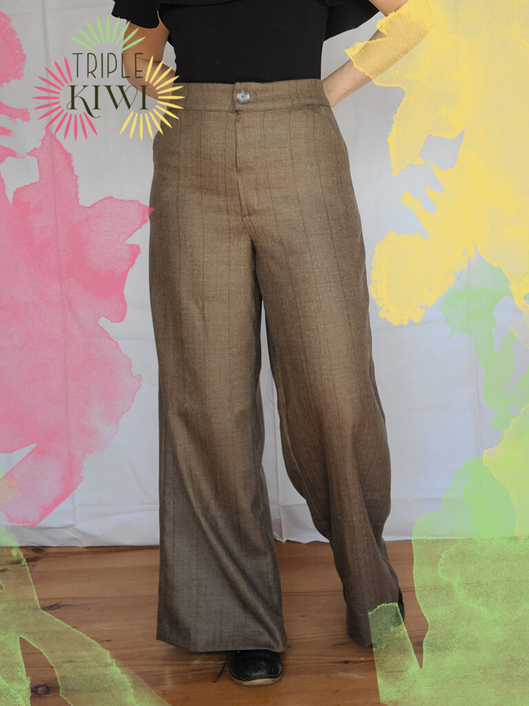 Jazz le pantalon large vu de face